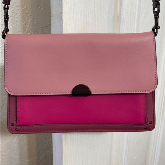Coach color block crossbody - Picture 1 of 11